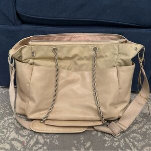 Beis Cream Colored diaper bag